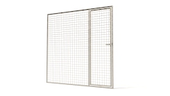 Los Draadpaneel Gegalvaniseerd met Deur - 3 mm | B= 175 x H= 180 cm