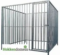 Hondenkennel Deur Rechts | 2 x 2 meter | S8 - P15