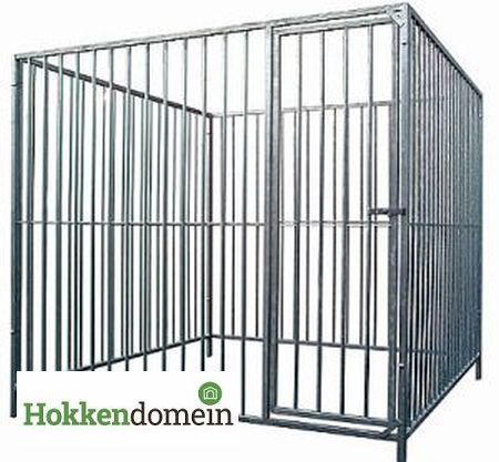 Hondenkennel Deur Rechts  2 x 2 meter  S8  P15