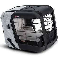 4Pets Caree Box Cool Grey voor Passagiersstoel of Achterbank