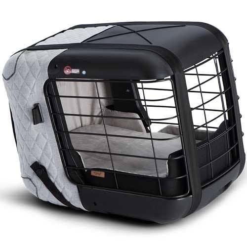 4Pets Caree Box Cool Grey voor Passagiersstoel of Achterbank