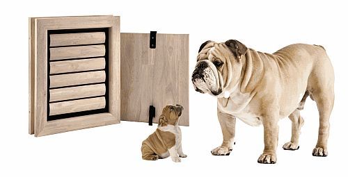 Tomsgates Houten Kattenluik  Hondenluik Nipper voor Deur  S