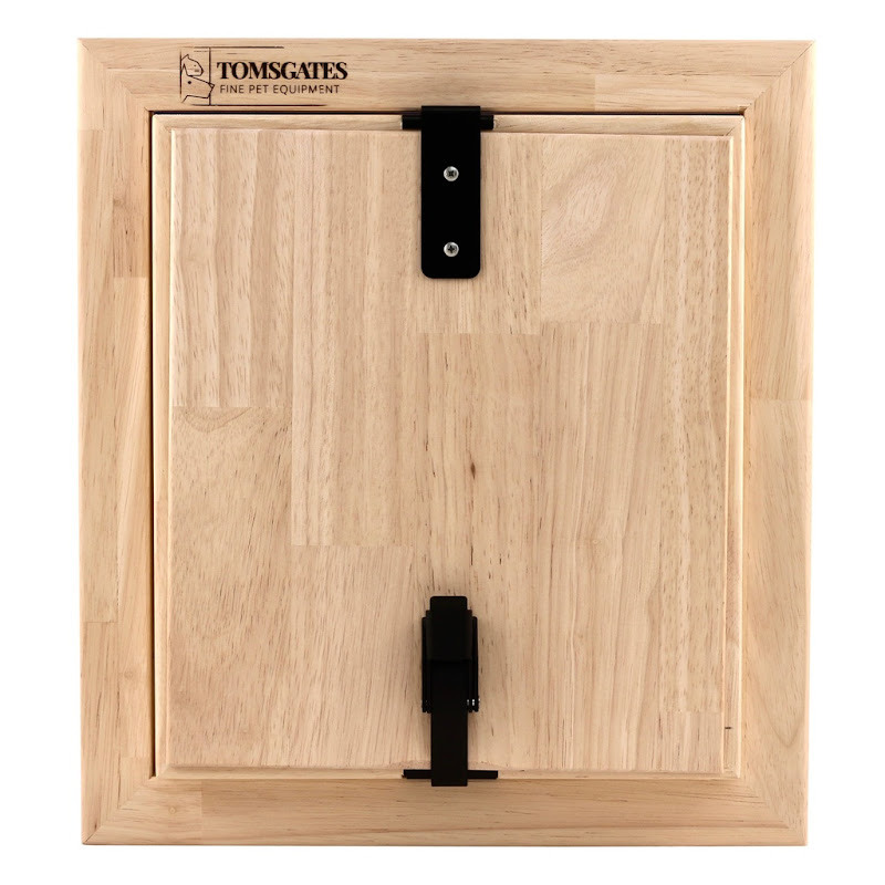 Tomsgates Houten Kattenluik  Hondenluik Nipper voor Muur  S