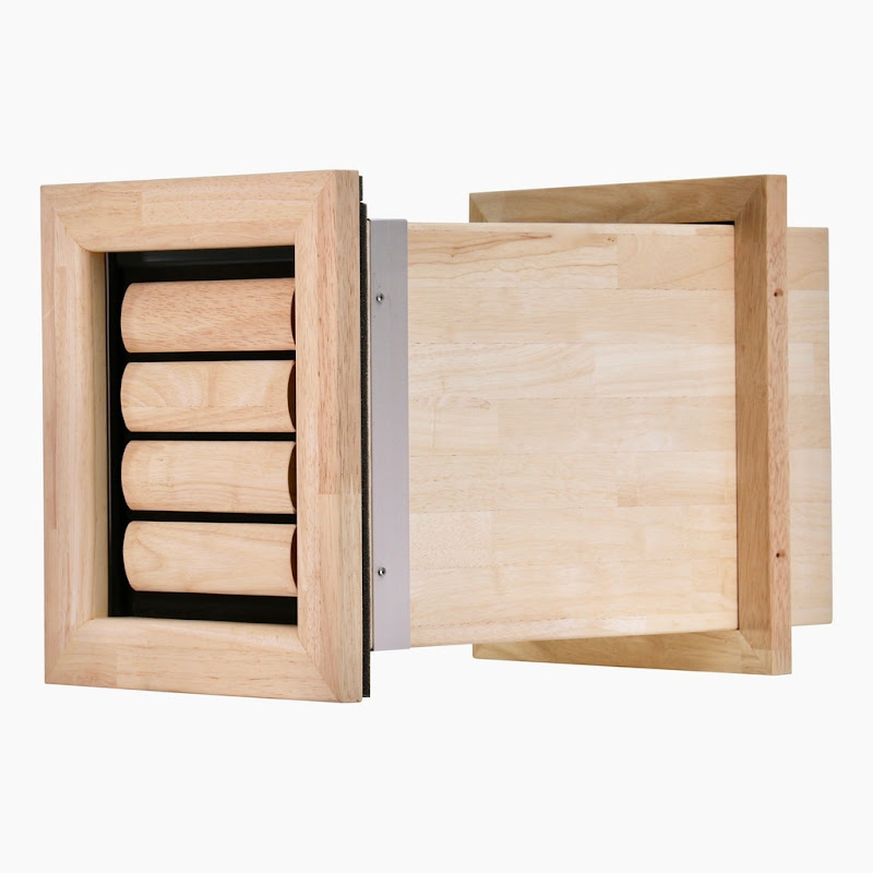 Tomsgates Houten Kattenluik  Hondenluik Nipper voor Muur  S