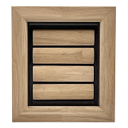 Tomsgates Houten Kattenluik  Hondenluik Nipper voor Deur tot 6 cm  Eik  Naturel  S