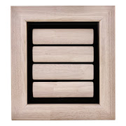 Tomsgates Houten Kattenluik  Hondenluik Nipper voor Muur tot 55 cm  Rubberwood  Wit geolied  S