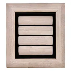 Tomsgates Houten Kattenluik / Hondenluik Nipper voor Muur | Rubberwood | Wit geolied | S