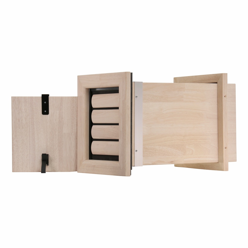 consumptie Kruis aan Lucky Tomsgates Houten Kattenluik / Hondenluik Nipper voor Muur | Rubberwood |  Wit geolied | S Alles voor de huisvesting én het vervoeren van jouw  geliefde viervoeter!