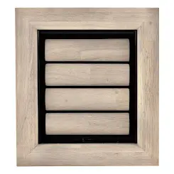 Tomsgates Houten Kattenluik / Hondenluik Nipper voor Muur | Rubberwood | Grijs geolied | S