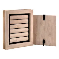 Tomsgates Houten Hondenluik Jake voor Deur tot 6 cm  Rubberwood  Wit geolied  M