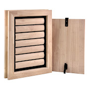 Tomsgates Houten Hondenluik Bouncer voor Deur tot 6 cm  Rubberwood  Wit geolied  L