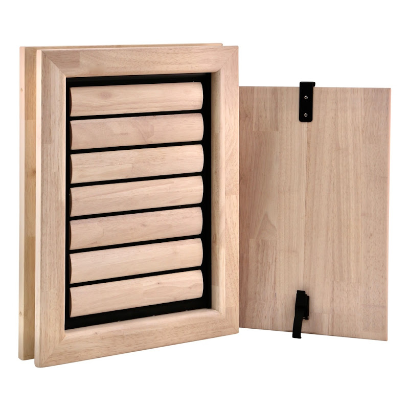 Tomsgates Houten Hondenluik Bouncer voor Deur tot 6 cm  Rubberwood  Wit geolied  L