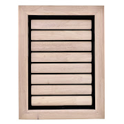Tomsgates Houten Hondenluik Beethoven voor Muur tot 43 cm  Rubberwood  Wit geolied  XL