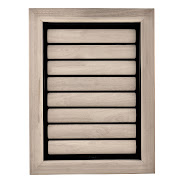 Tomsgates Houten Hondenluik Beethoven voor Muur tot 43 cm  Rubberwood  Grijs geolied  XL