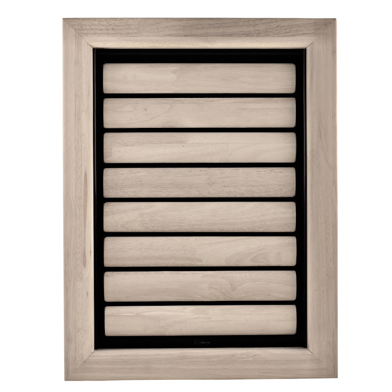 Tomsgates Houten Hondenluik Beethoven voor Muur tot 43 cm  Rubberwood  Grijs geolied  XL