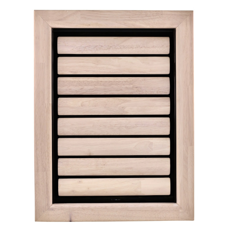 Tomsgates Houten Hondenluik Beethoven voor Deur tot 6 cm  Rubberwood  Wit geolied  XL