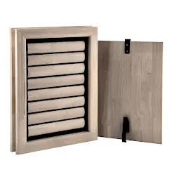 Tomsgates Houten Hondenluik Beethoven voor Deur tot 6 cm  Rubberwood  Grijs geolied  XL
