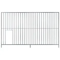 Kennelpaneel met Opening Nachthok | H= 184 x B= 300 cm | S8 - P15