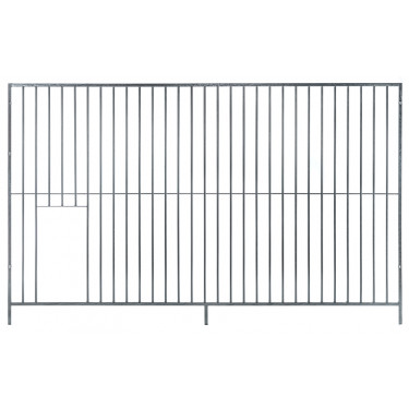 Kennelpaneel met Opening Nachthok  H 184 x B 300 cm  S8  P15