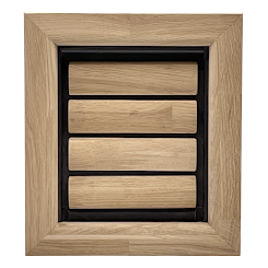 Tomsgates Houten Kattenluik  Hondenluik Nipper voor Muur  Eik  Grijs geolied  S