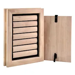 Tomsgates Houten Hondenluik Bouncer voor Deur  Rubberwood  Wit geolied  L