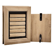 Tomsgates Houten Hondenluik Jake voor Deur  Eik  Wit geolied  M