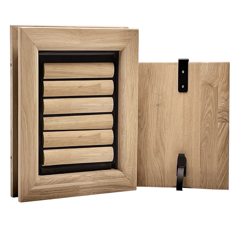 Tomsgates Houten Hondenluik Jake voor Deur  Eik  Wit geolied  M