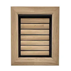 Tomsgates Houten Hondenluik Bouncer voor Muur  Eik  Wit geolied  L