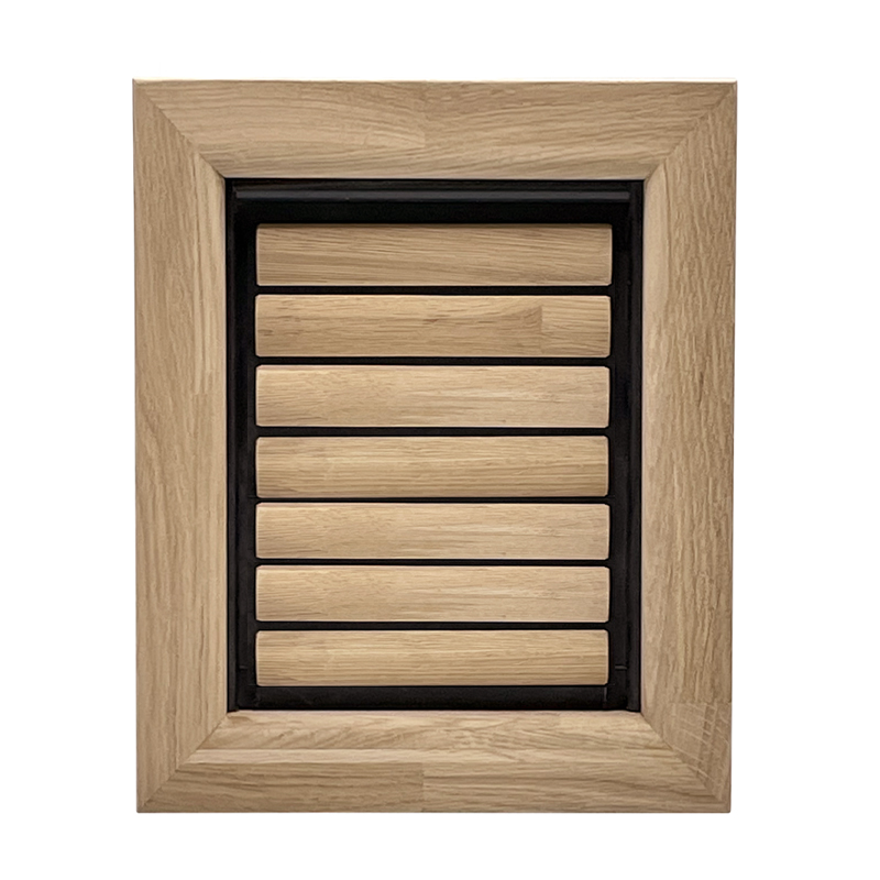 Tomsgates Houten Hondenluik Bouncer voor Muur  Eik  Wit geolied  L