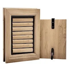 Tomsgates Houten Hondenluik Beethoven voor Deur  Eik  Wit geolied  XL