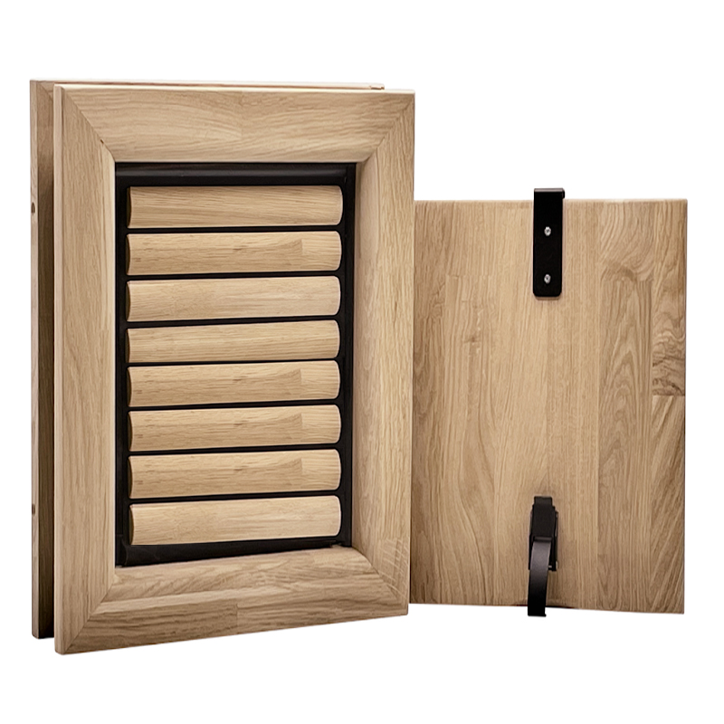 Tomsgates Houten Hondenluik Beethoven voor Deur  Eik  Wit geolied  XL