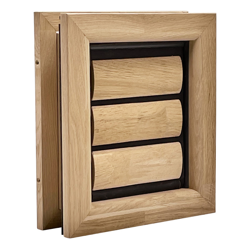 Tomsgates Houten Kattenluik Felix voor deur  Eik  Grijs geolied  XS