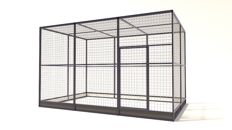 Aluminium kattenkooi