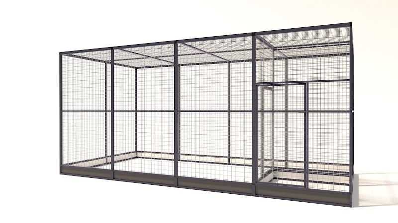 kattenren aluminium grijs