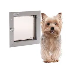 Plexidor Kattenluik  Hondenluik voor Deur  Zilver  S