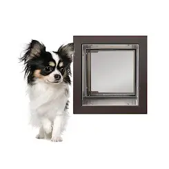 Plexidor Kattenluik  Hondenluik voor Muur  Brons  S