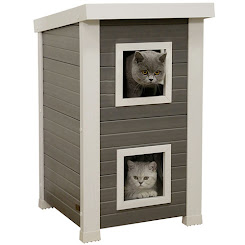 Kattenhuis Eco Flat