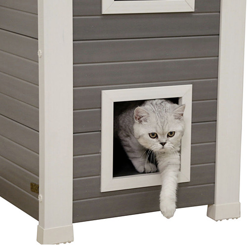 Kattenhuis Eco Flat