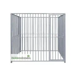 Hondenkennel Deur Rechts met Dak | 2 x 2 meter | S5 - P5