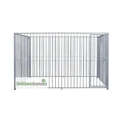 Hondenkennel Deur Rechts met Dak | 3 x 2 meter | S5 - P5