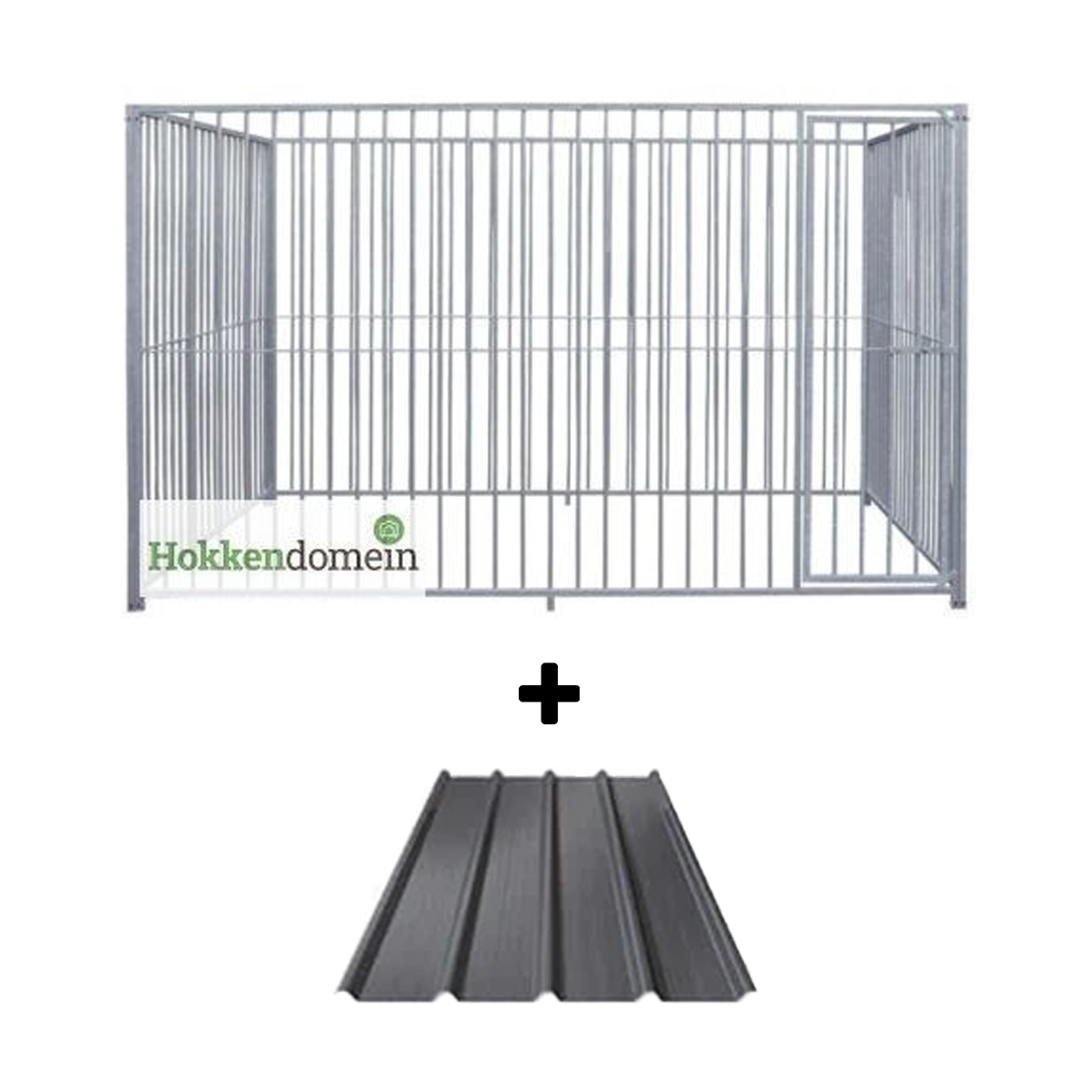 zoogdier Tactiel gevoel aspect Hondenkennel Deur Rechts met Dak | 3 x 2 meter | S5 - P5 Alles voor de  huisvesting én het vervoeren van jouw geliefde viervoeter!