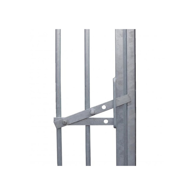 Hondenkennel Deur Links met Dak  3 x 2 meter  S8  P15