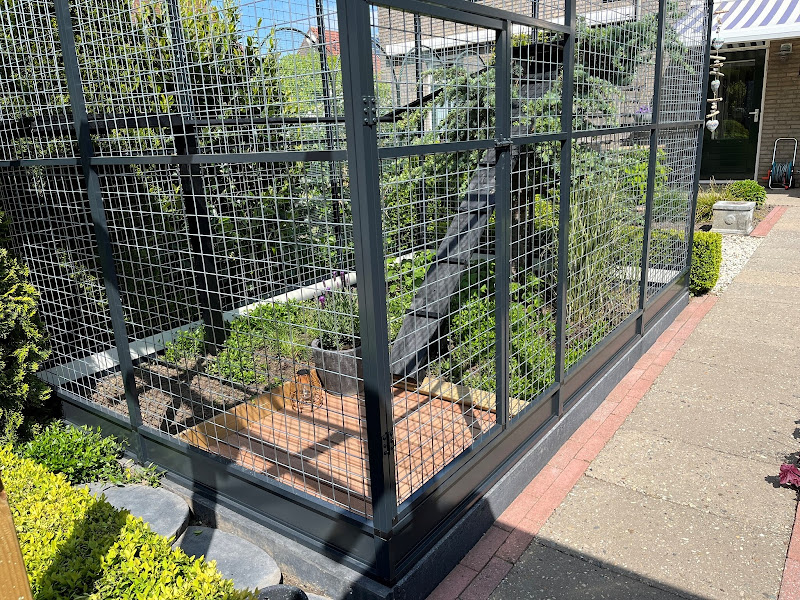 Aluminium Kattenren - 306 x 197 x 188 cm