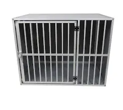 Kamerbench DL Pro Aluminium Links | 3 zijden dicht | L | B= 106 x D= 71 x H= 81 cm