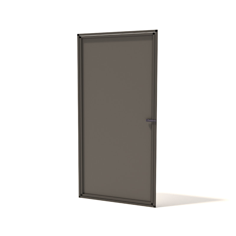 Aluminium ACP paneel met deur voor Konijnenren  856 x 176 cm