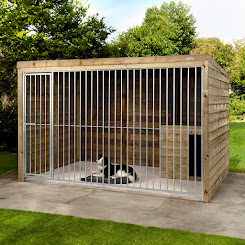 Voldux Hondenkennel met nachthok Max