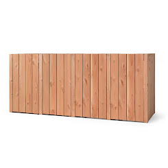 Achterwand containerombouw 4 dubbel Douglas