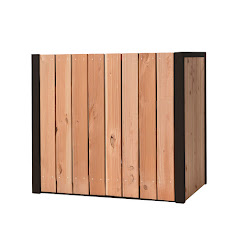 Achterwand voor container ombouw Douglas