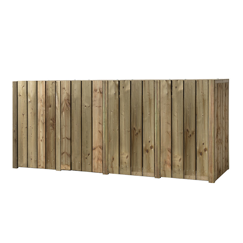 Achterwand Geïmpregneerd hout 4