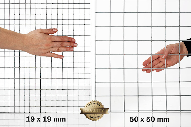 Aluminium Kattenren Noa morsrand  50 mm gaas  121 x 176 x 193 cm